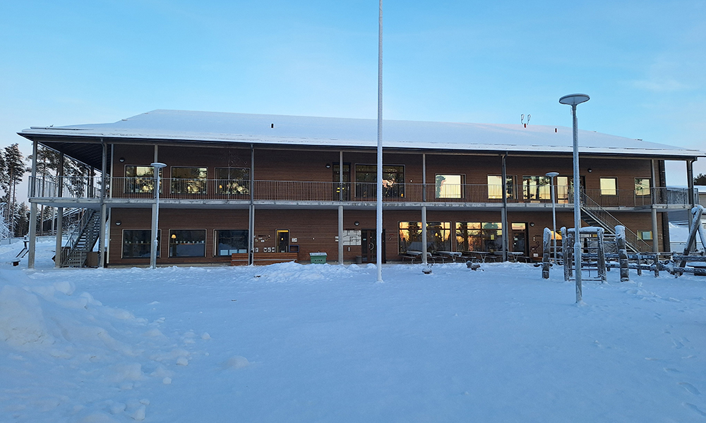 Hällebackens förskola, byggnaden från utsidan.