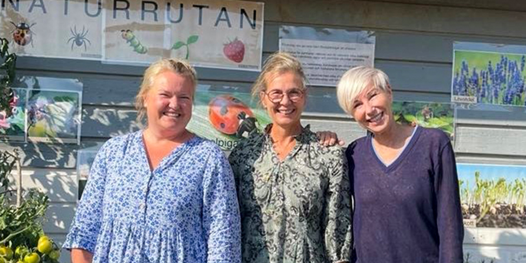 Johanna Kratzer, Jeanette Meyer och Pia Holmberg.