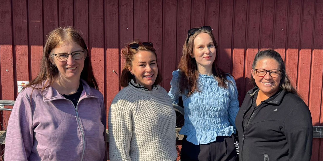 Bild på Pernilla Jansson, Caroline Svensson, Mikaela Jakobsson, Elisabet Borbély.