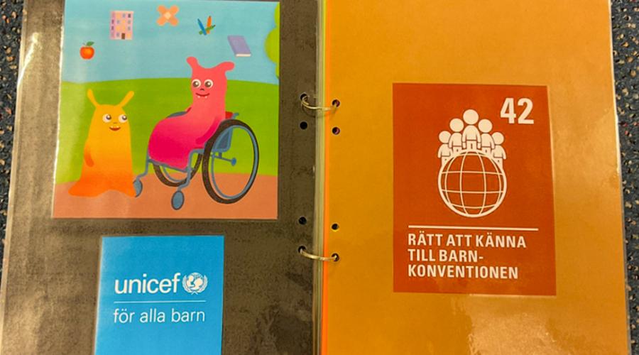 Förskolans bok om barnkonventionen.