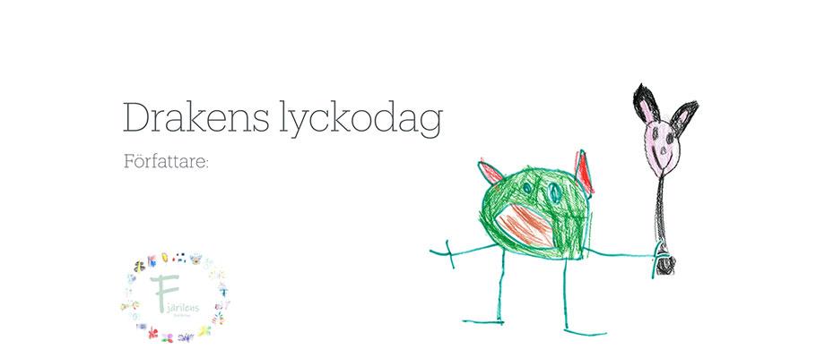 Omslaget till boken Drakens lyckodag