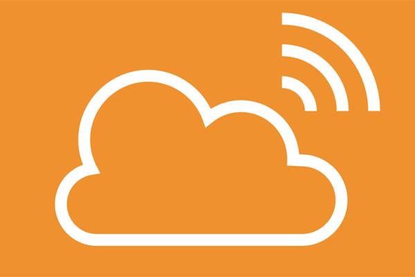 Illustration som symboliserar molntjänster.