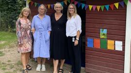 Natasa Andersson förskollärare, Annika Nilsson specialpedagog, Liselotte Holmberg förskollärare, Anette Ohlsson rektor.