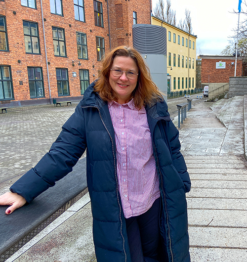 Charlotte Löthman på Campus Norrköping.