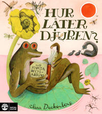 Bokomslag med groda som läser en bok.