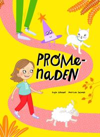 Bokomslag med en flicka som går på en stig.